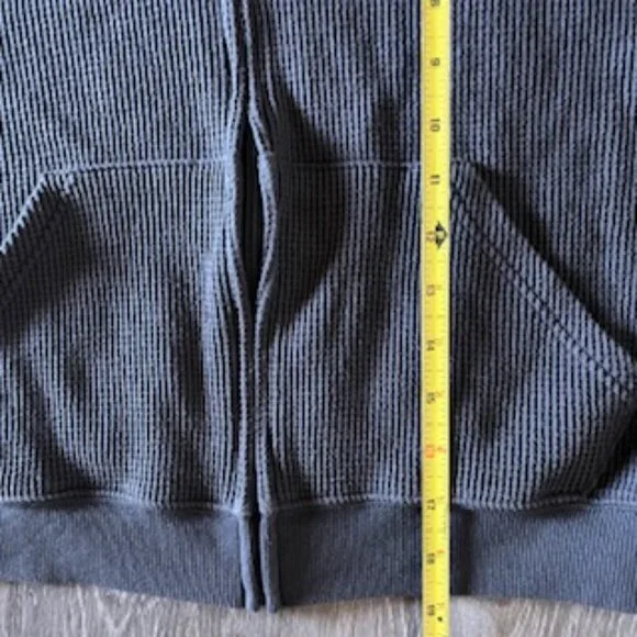 Auden Two-Piece Lounge Set Hooded Sweatshirt Full Zip Sweatpants Gray Women's S - Picture 7 of 14